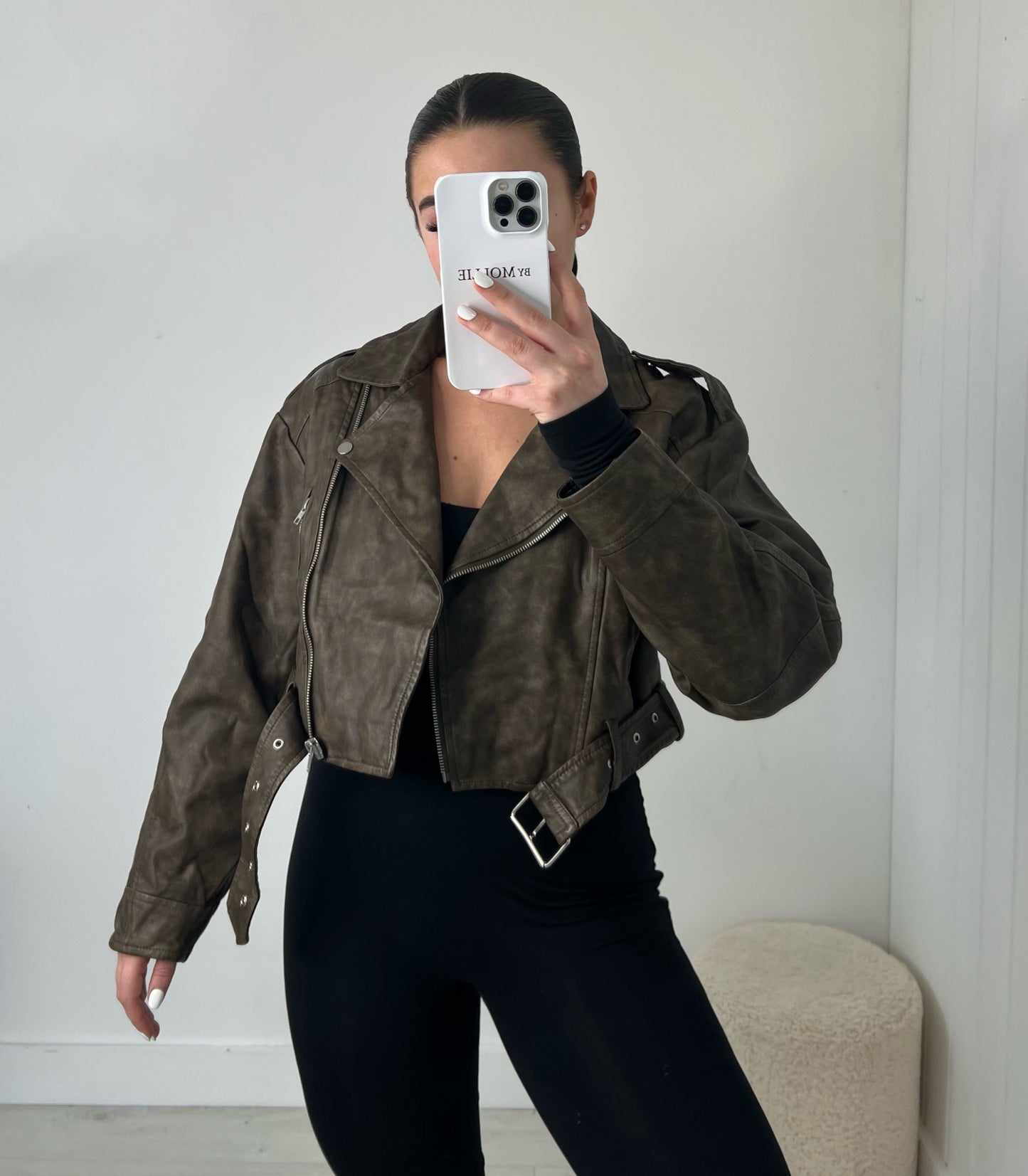 WASHED LEATHER JACKET