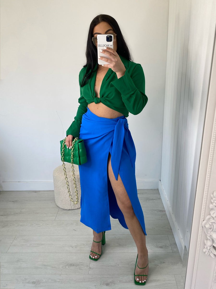 印象のデザイン andmary square Skirts Sale Vintage Skirt, slit at 