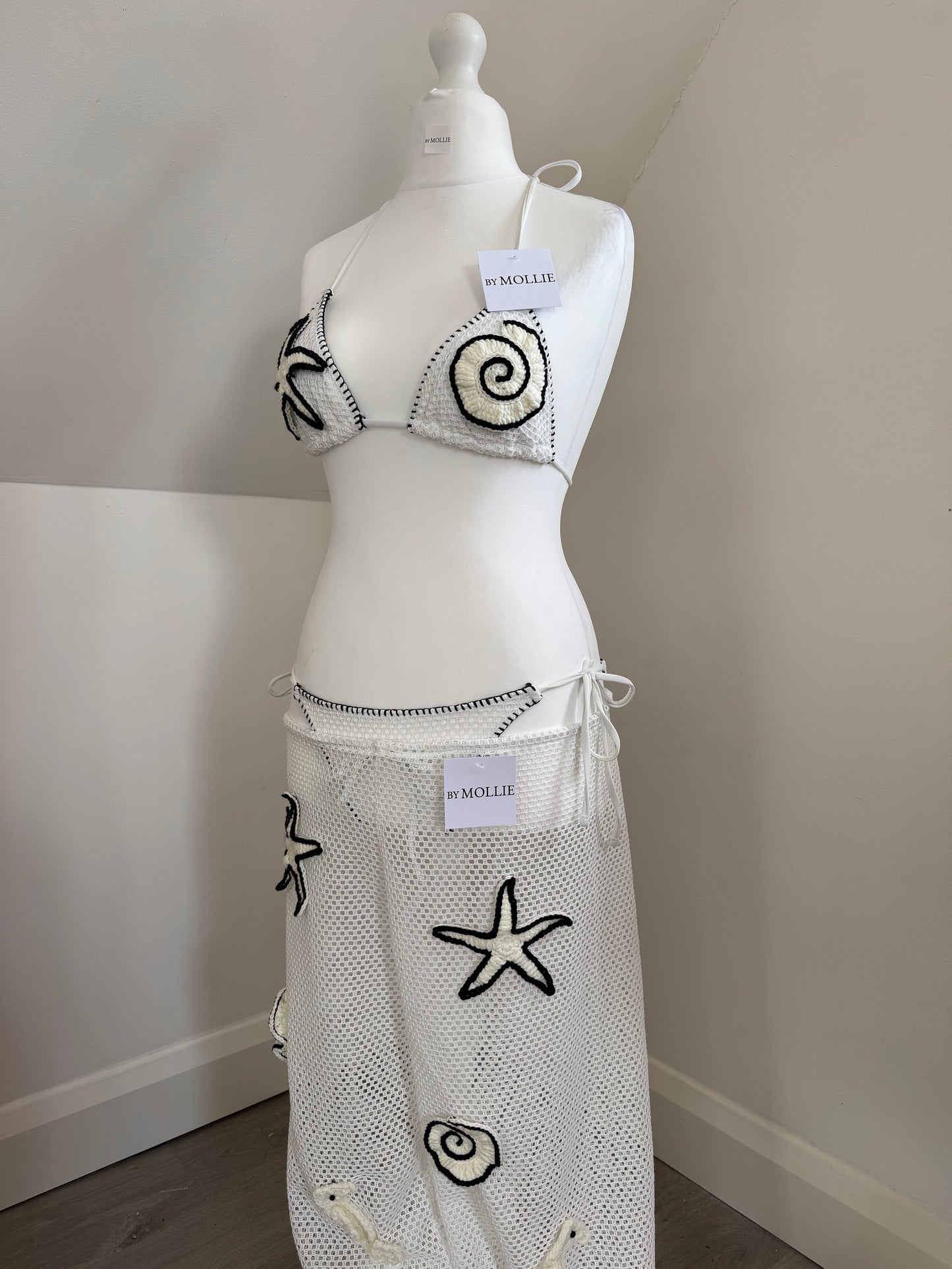 NAUTICAL THREE PIECE BIKINI SET