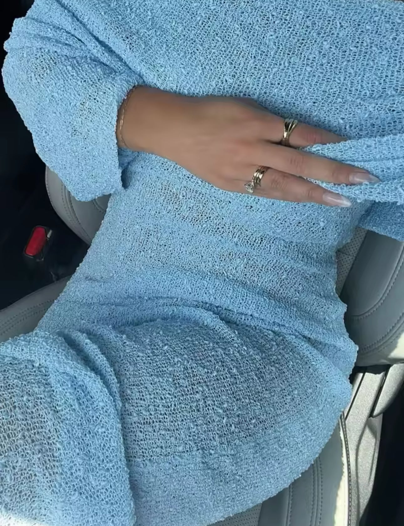KNIT BARDOT MAXI DRESS