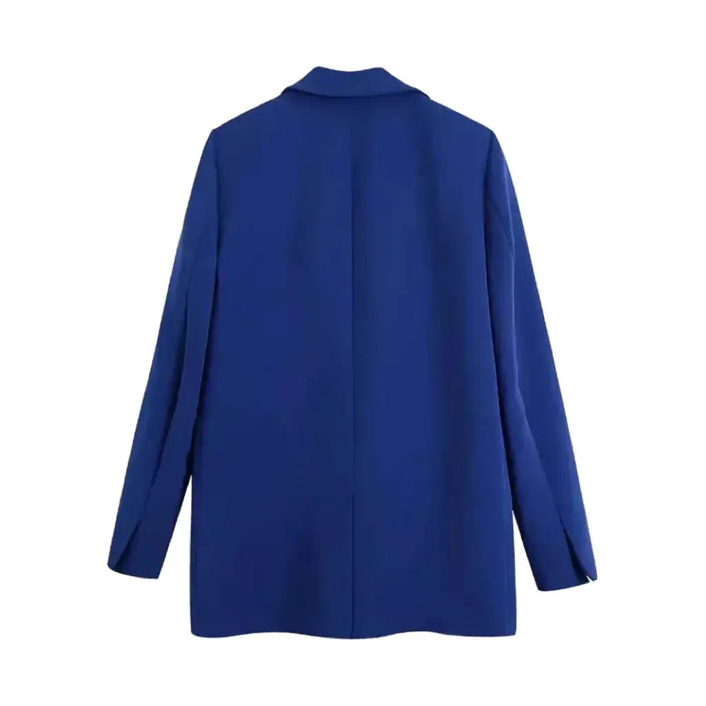 NAVY BLUE OVERSIZED BLAZER