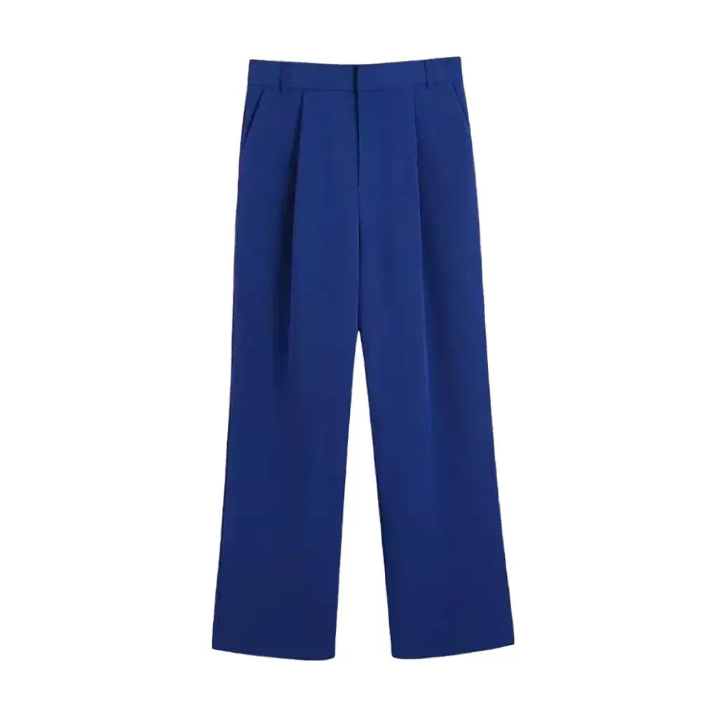 NAVY BLUE DARTED TROUSERS