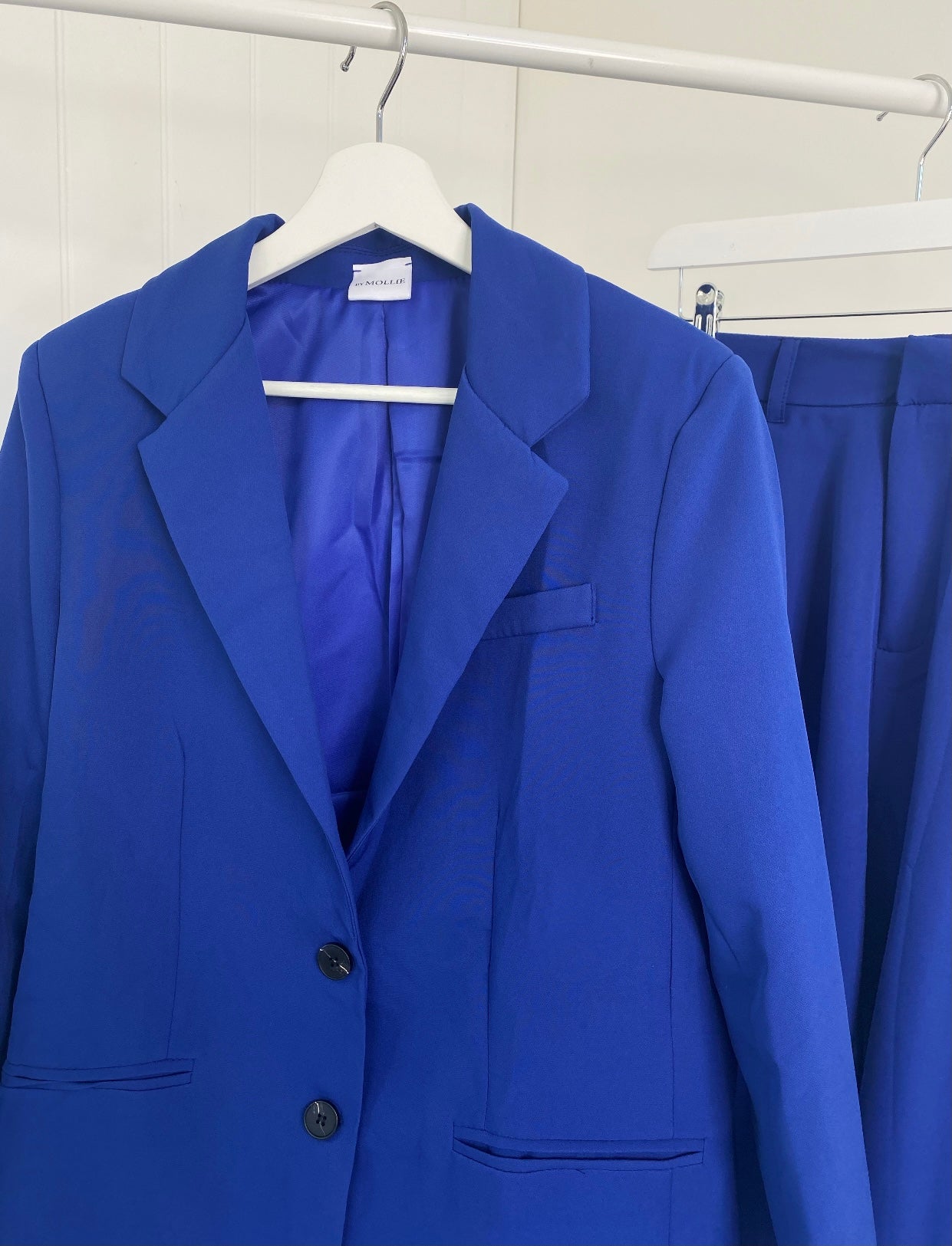 NAVY BLUE OVERSIZED BLAZER