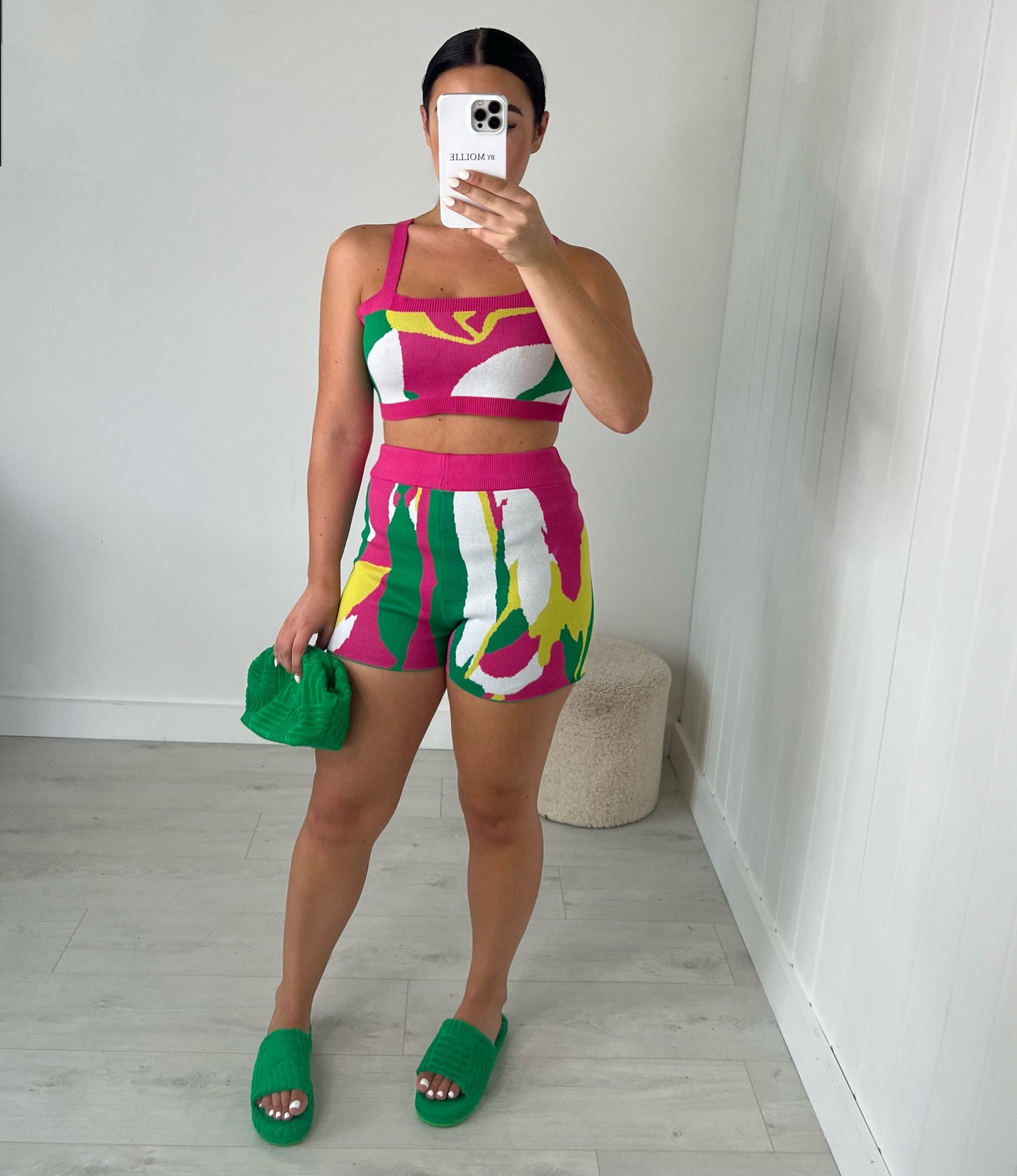 MULTICOLOUR SWIRL KNIT CO-ORD