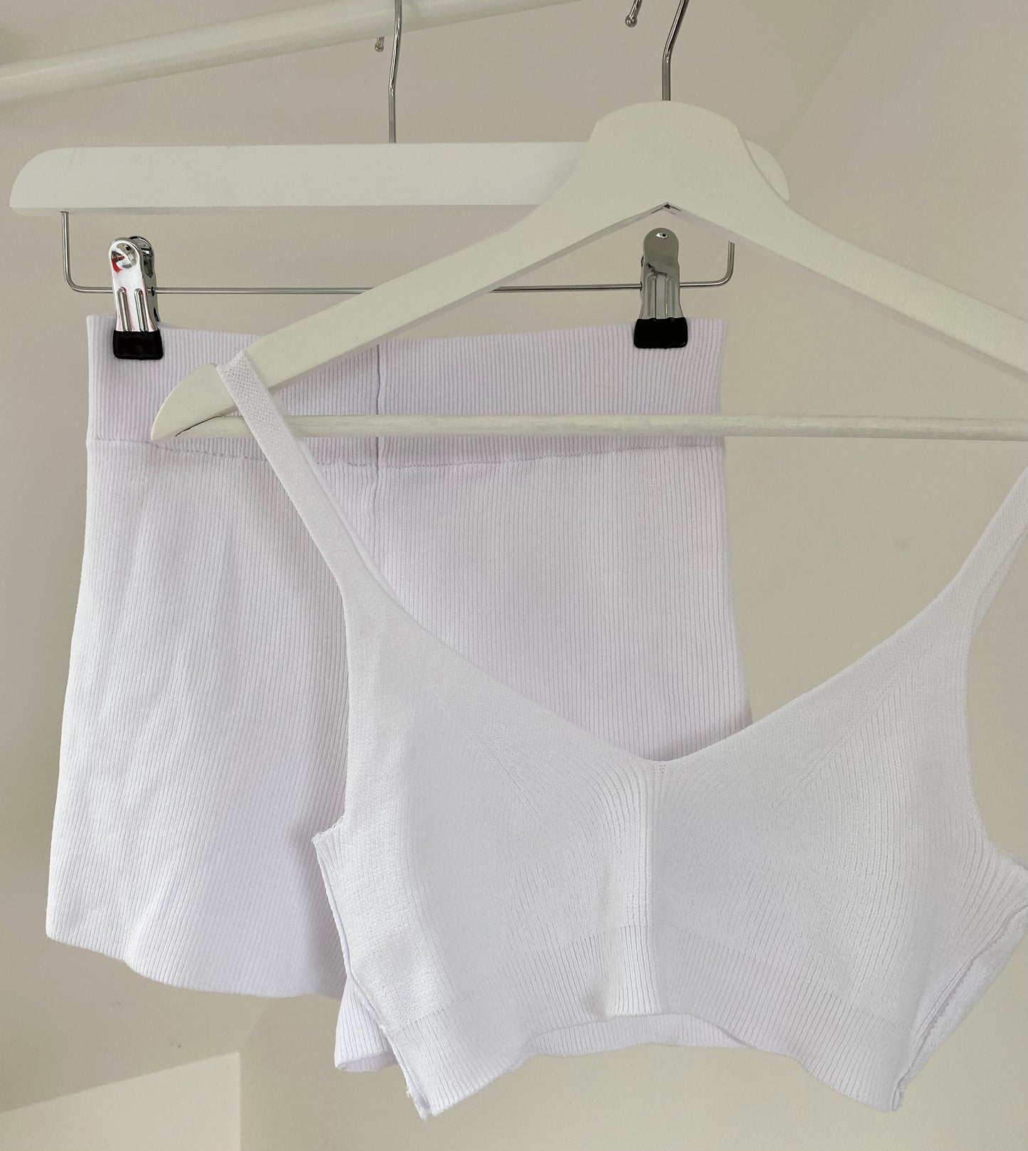 KNIT BRALET AND SHORTS LOUNGE CO-ORD