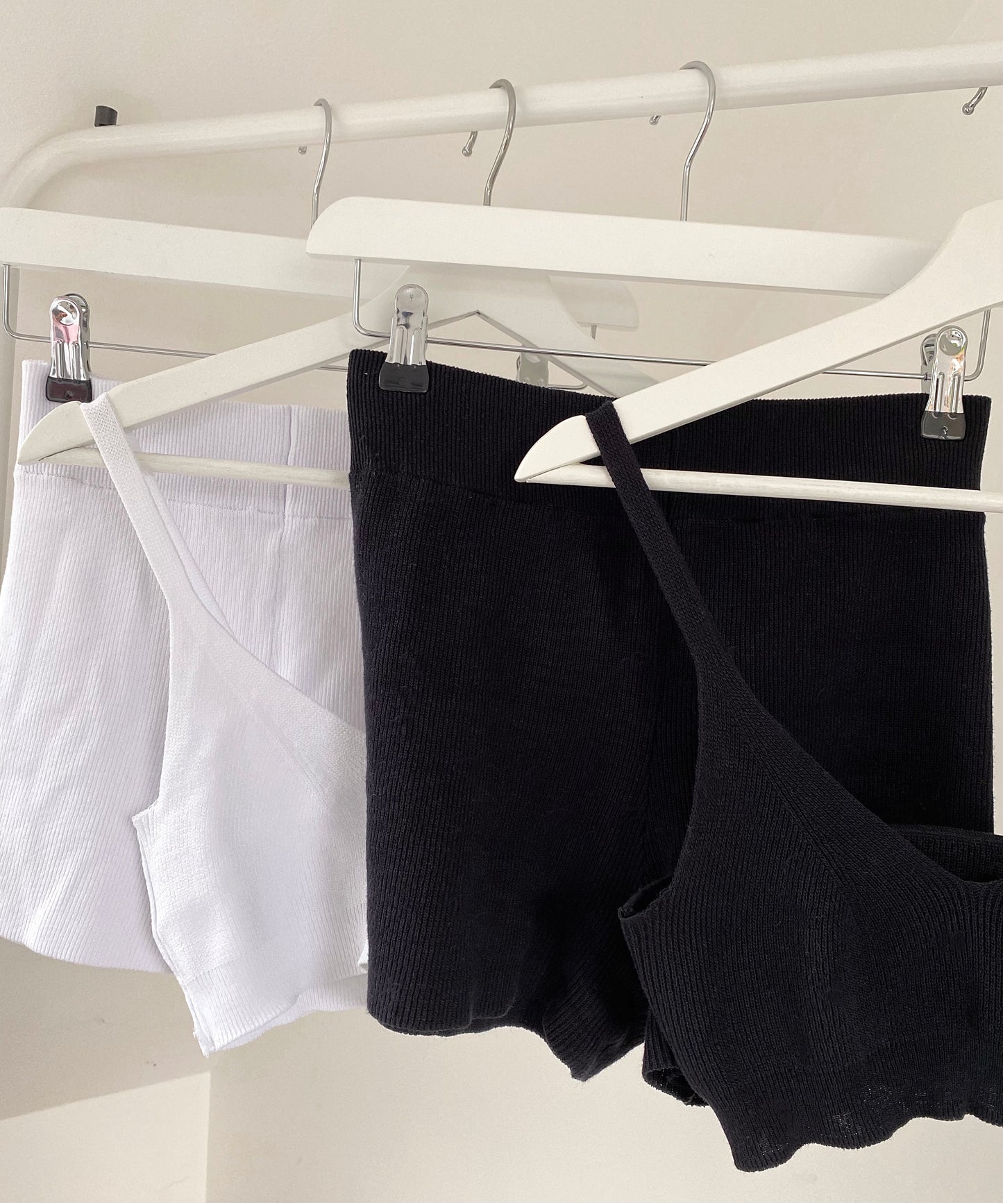 KNIT BRALET AND SHORTS LOUNGE CO-ORD