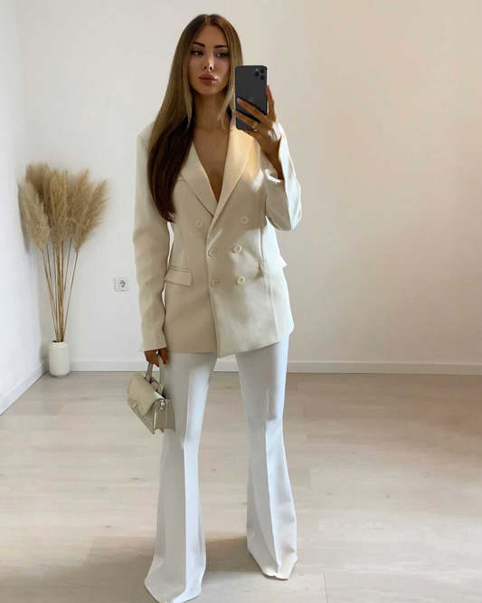 ECRU OVERSIZED BLAZER