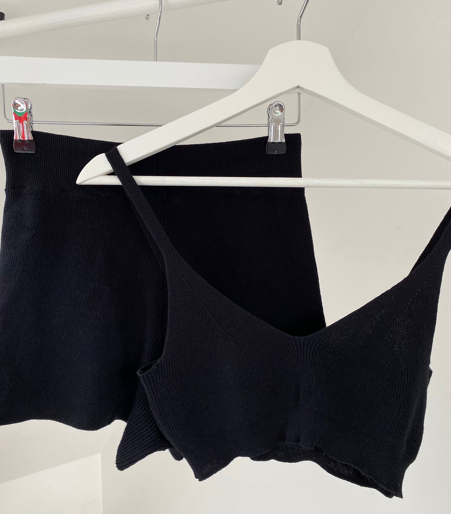 KNIT BRALET AND SHORTS LOUNGE CO-ORD