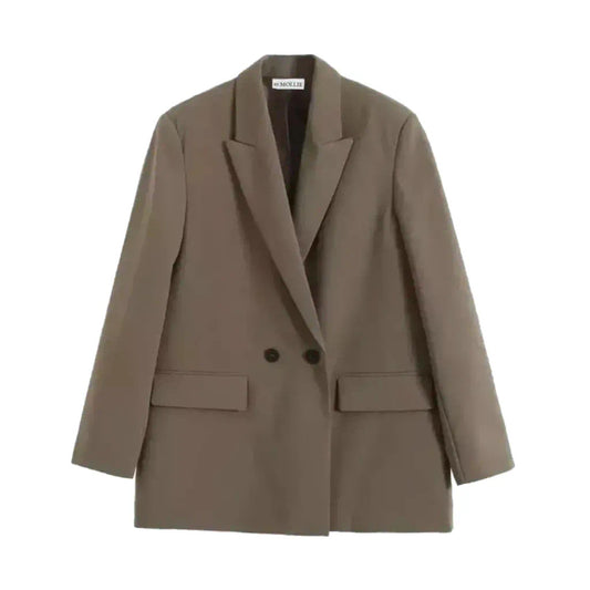 KHAKI OVERSIZED BLAZER