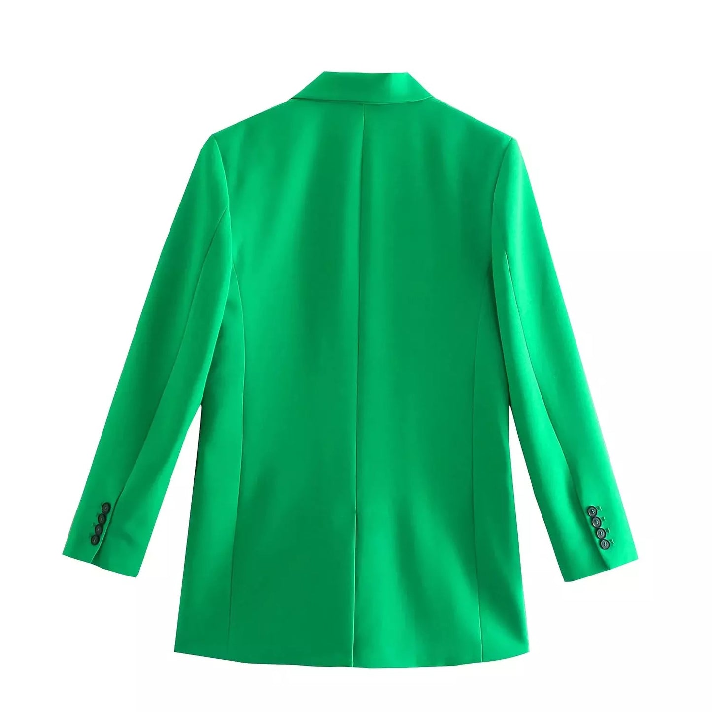 GREEN OVERSIZED BLAZER AND SPLIT MINI SKIRT CO-ORD