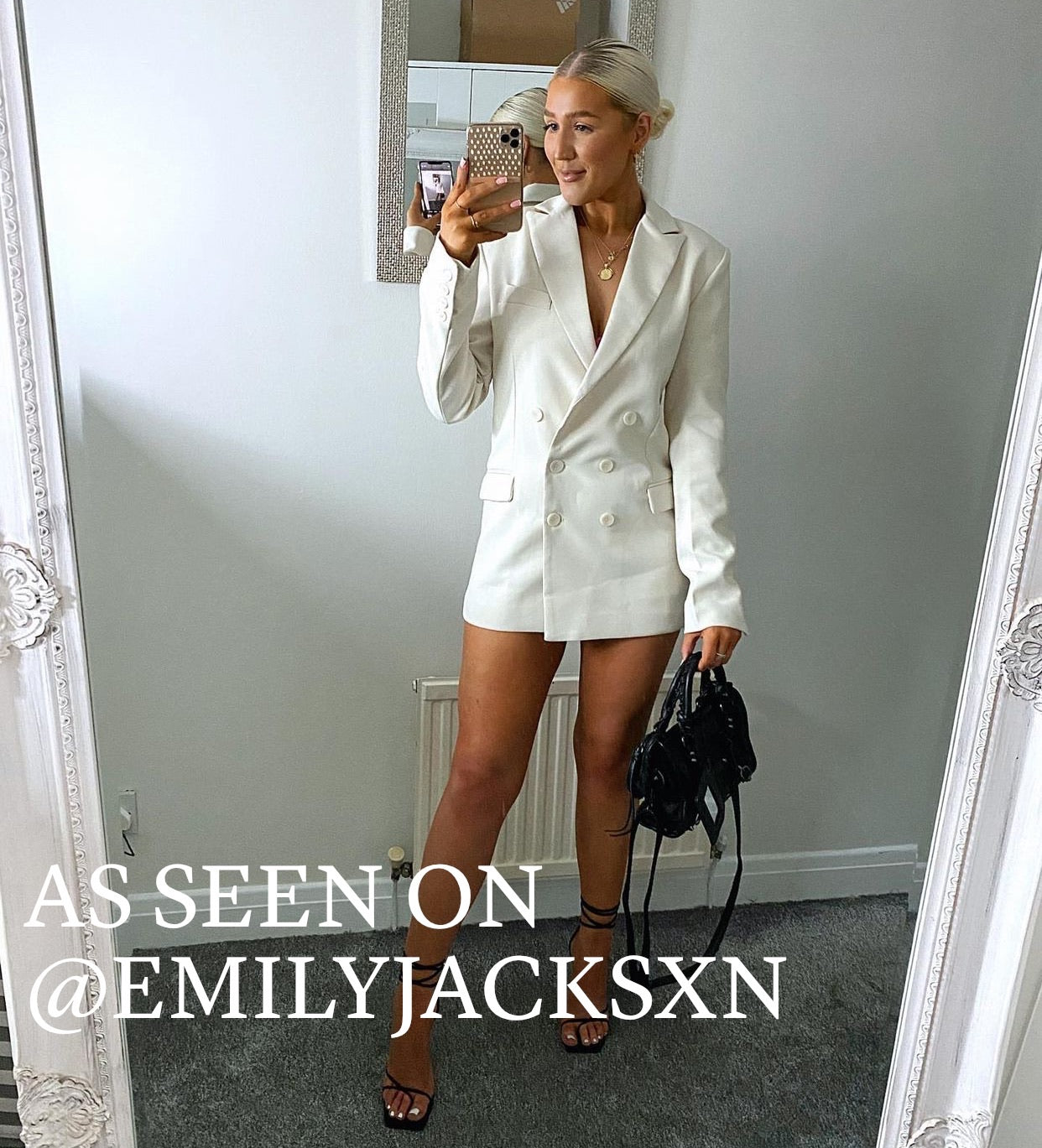 ECRU OVERSIZED BLAZER