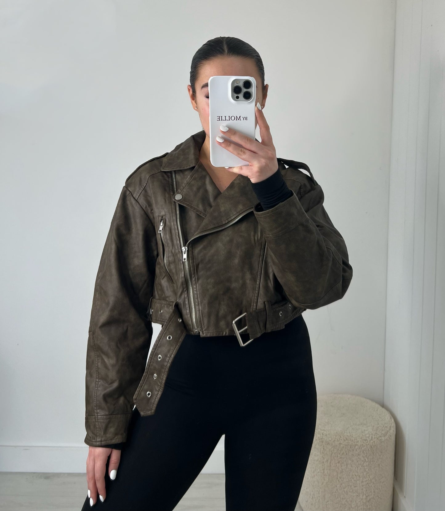 WASHED LEATHER JACKET